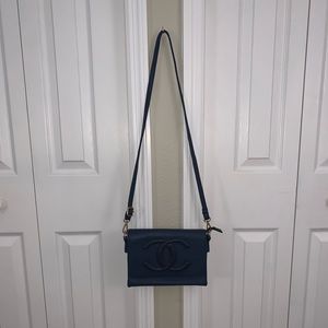 Navy blue cross body